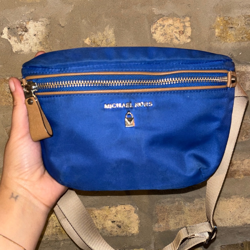 Michael Kors Navy Blue Fanny Pack